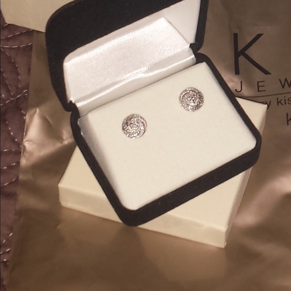 NWOT Diamond Accent Earrings